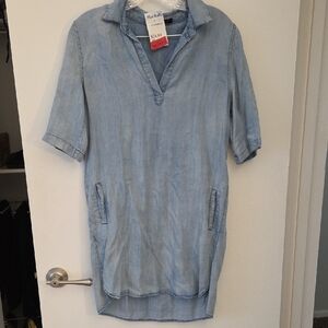 Velvet Heart Light Blue Asymmetrical Dress